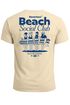 Herren T-Shirt Backprint Beach Social Club Surfer Grafik Sommer-Slogan – Kurzarm Freizeitshirt aus Baumwolle Fashion Streetstyle Neverless®preview
