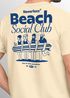Herren T-Shirt Backprint Beach Social Club Surfer Grafik Sommer-Slogan – Kurzarm Freizeitshirt aus Baumwolle Fashion Streetstyle Neverless®preview