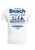 Herren T-Shirt Backprint Beach Social Club Surfer Grafik Sommer-Slogan – Kurzarm Freizeitshirt aus Baumwolle Fashion Streetstyle Neverless®preview