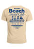 Herren T-Shirt Backprint Beach Social Club Surfer Grafik Sommer-Slogan – Kurzarm Freizeitshirt aus Baumwolle Fashion Streetstyle Neverless®preview