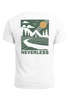 Herren T-Shirt Backprint Berge Outdoor Wald Camping Rückenaufdruck Männer Fashion Streetstyle Neverless®preview