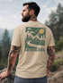 Herren T-Shirt Backprint Berge Outdoor Wald Camping Rückenaufdruck Männer Fashion Streetstyle Neverless®preview