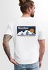 Herren T-Shirt Backprint Berge Wandern Berg-Grafik Vintage Retro Style Männer Fashion Streetstyle Neverless®preview