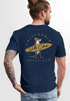Herren T-Shirt Backprint California Surfing Otter mit Surfboard Grafik Surfer-Design Fashion Streetstyle Neverless®preview