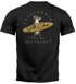 Herren T-Shirt Backprint California Surfing Otter mit Surfboard Grafik Surfer-Design Fashion Streetstyle Neverless®preview