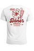 Herren T-Shirt Backprint Döner Spezial Funshirt mit witzigem Kebab Rückendruck Kurzarm Baumwollshirt Fashion Streetstyle Neverless®preview