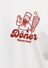 Herren T-Shirt Backprint Döner Spezial Funshirt mit witzigem Kebab Rückendruck Kurzarm Baumwollshirt Fashion Streetstyle Neverless®preview