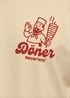 Herren T-Shirt Backprint Döner Spezial Funshirt mit witzigem Kebab Rückendruck Kurzarm Baumwollshirt Fashion Streetstyle Neverless®preview