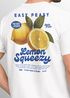 Herren T-Shirt Backprint Easy Peasy Lemon Squeezy Zitrusfrüchte Italien Vintage Printshirt Fashion Streetstyle Neverless®preview