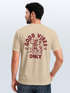 Herren T-Shirt Backprint Good Vibes Only Quitsche-Ente Motivprint Rückendruck Sommer Fashion Streetstyle Neverless®preview