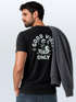 Herren T-Shirt Backprint Good Vibes Only Quitsche-Ente Motivprint Rückendruck Sommer Fashion Streetstyle Neverless®preview