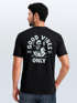 Herren T-Shirt Backprint Good Vibes Only Quitsche-Ente Motivprint Rückendruck Sommer Fashion Streetstyle Neverless®preview