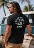 Herren T-Shirt Backprint Good Vibes Only Quitsche-Ente Motivprint Rückendruck Sommer Fashion Streetstyle Neverless®preview
