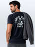 Herren T-Shirt Backprint Good Vibes Only Quitsche-Ente Motivprint Rückendruck Sommer Fashion Streetstyle Neverless®preview