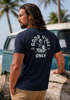 Herren T-Shirt Backprint Good Vibes Only Quitsche-Ente Motivprint Rückendruck Sommer Fashion Streetstyle Neverless®preview