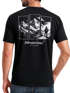 Herren T-Shirt Backprint Grafik Aufdruck Nature Outdoor Wandern Fashion Streetstyle Männer Neverless®preview