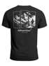 Herren T-Shirt Backprint Grafik Aufdruck Nature Outdoor Wandern Fashion Streetstyle Männer Neverless®preview