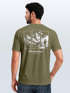 Herren T-Shirt Backprint Grafik Aufdruck Nature Outdoor Wandern Fashion Streetstyle Männer Neverless®preview