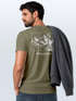 Herren T-Shirt Backprint Grafik Aufdruck Nature Outdoor Wandern Fashion Streetstyle Männer Neverless®preview