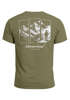 Herren T-Shirt Backprint Grafik Aufdruck Nature Outdoor Wandern Fashion Streetstyle Männer Neverless®preview