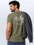 Herren T-Shirt Backprint Grafik Aufdruck Nature Outdoor Wandern Fashion Streetstyle Männer Neverless®preview