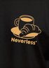 Herren T-Shirt Backprint Grafikshirt Rückendruck Coffee Croissant Kaffeeliebhaber Fashion Streetstyle Neverless®preview