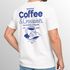 Herren T-Shirt Backprint Grafikshirt Rückendruck Coffee Croissant Kaffeeliebhaber Fashion Streetstyle Neverless®preview