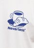 Herren T-Shirt Backprint Grafikshirt Rückendruck Coffee Croissant Kaffeeliebhaber Fashion Streetstyle Neverless®preview
