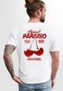 Herren T-Shirt Backprint Kirsche Sweet Cherry Schriftzug Summer Feelings Sommer Männer Fashion Streetstyle Neverless®preview