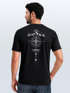 Herren T-Shirt Backprint Kompass Outdoor Symbolik Natur Print Aufdruck Fashion Streetstyle Neverless®preview