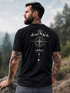 Herren T-Shirt Backprint Kompass Outdoor Symbolik Natur Print Aufdruck Fashion Streetstyle Neverless®preview