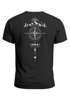 Herren T-Shirt Backprint Kompass Outdoor Symbolik Natur Print Aufdruck Fashion Streetstyle Neverless®preview
