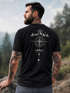 Herren T-Shirt Backprint Kompass Outdoor Symbolik Natur Print Aufdruck Fashion Streetstyle Neverless®preview