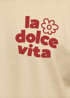 Herren T-Shirt Backprint La Dolce Vita Grafikshirt Schriftzug Fashion Streetstyle Neverless®preview