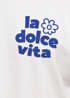 Herren T-Shirt Backprint La Dolce Vita Grafikshirt Schriftzug Fashion Streetstyle Neverless®preview
