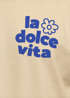 Herren T-Shirt Backprint La Dolce Vita Grafikshirt Schriftzug Fashion Streetstyle Neverless®preview