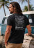 Herren T-Shirt Backprint Maritim Kompass Segeln Sommer Fashion Streetstyle Neverless®preview