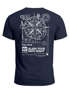 Herren T-Shirt Backprint Maritim Kompass Segeln Sommer Fashion Streetstyle Neverless®preview