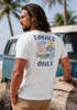 Herren T-Shirt Backprint Maritim Meer Fische Aufdruck Abstrakt Spruch Locals Only Sommer Fashion Streetstyle Neverless®preview