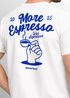 Herren T-Shirt Backprint More Espresso Kaffeeliebhaber Grafikshirt Sommer Männer Fashion Streetstyle Baumwolle Neverless®preview