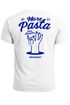 Herren T-Shirt Backprint More Pasta Less Disaster Grafikshirt Nudeln Sommer Fashion Streetstyle Neverless®preview