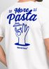 Herren T-Shirt Backprint More Pasta Less Disaster Grafikshirt Nudeln Sommer Fashion Streetstyle Neverless®preview
