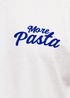 Herren T-Shirt Backprint More Pasta Less Disaster Grafikshirt Nudeln Sommer Fashion Streetstyle Neverless®preview