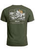 Herren T-Shirt Backprint Mountain Adventure Grafik Outdoor Nature Fashion Streetstyle Männer Neverless®preview