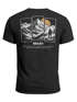 Herren T-Shirt Backprint Mountain Adventure Grafik Outdoor Nature Fashion Streetstyle Männer Neverless®preview