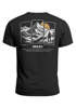 Herren T-Shirt Backprint Mountain Adventure Grafik Outdoor Nature Fashion Streetstyle Männer Neverless®preview