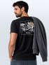 Herren T-Shirt Backprint Mountain Adventure Grafik Outdoor Nature Fashion Streetstyle Männer Neverless®preview
