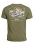 Herren T-Shirt Backprint Mountain Adventure Grafik Outdoor Nature Fashion Streetstyle Männer Neverless®preview