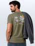 Herren T-Shirt Backprint Mountain Adventure Grafik Outdoor Nature Fashion Streetstyle Männer Neverless®preview