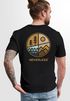 Herren T-Shirt Backprint Natur Grafik Berge Wald Adventure Outdoor Casual Männer Fashion Streetstyle Neverless®preview